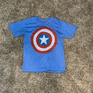 BLUE Captain America Shield Shirt